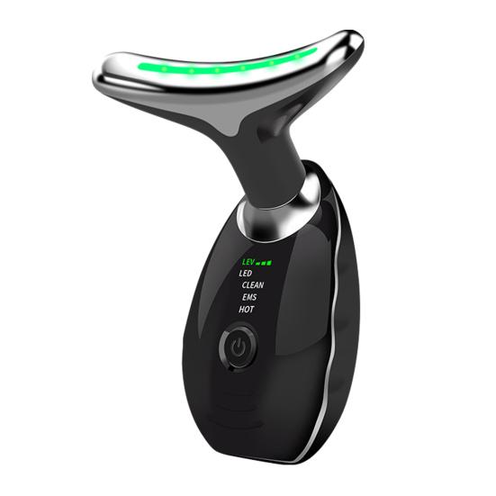 Массажер для красоты шеи Антивозрастной Укрепляющий Массажер с Красным Светом Микротоком Режимами Нагрева Многофункциональные Устройства для Ухода за Кожей для Домашнего Ухода