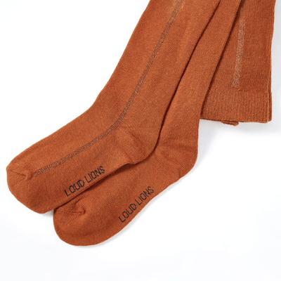 Kids Tights In Cognac Size 92