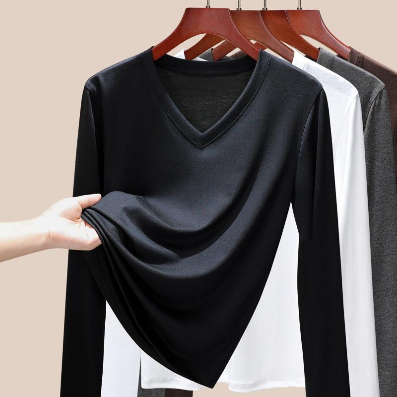 Tencel Sunscreen Blouse Long-sleeved Women's Thin Mask Top New Bottoming Shirt