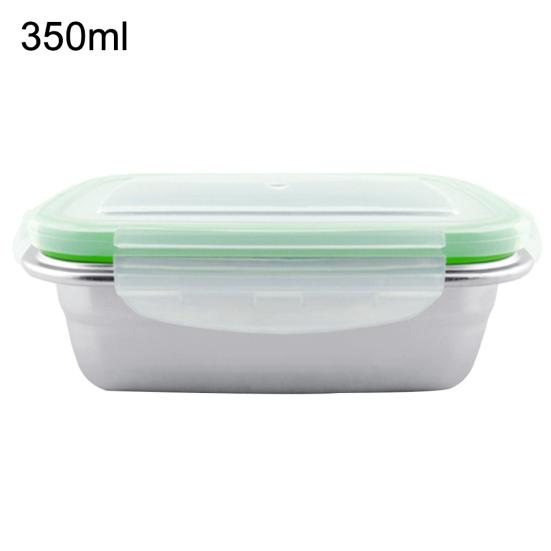 350/550/850/1800 мл из нержавеющей стали Bento для пикника, стальной ланч-бокс, контейнер для хранения продуктов питания