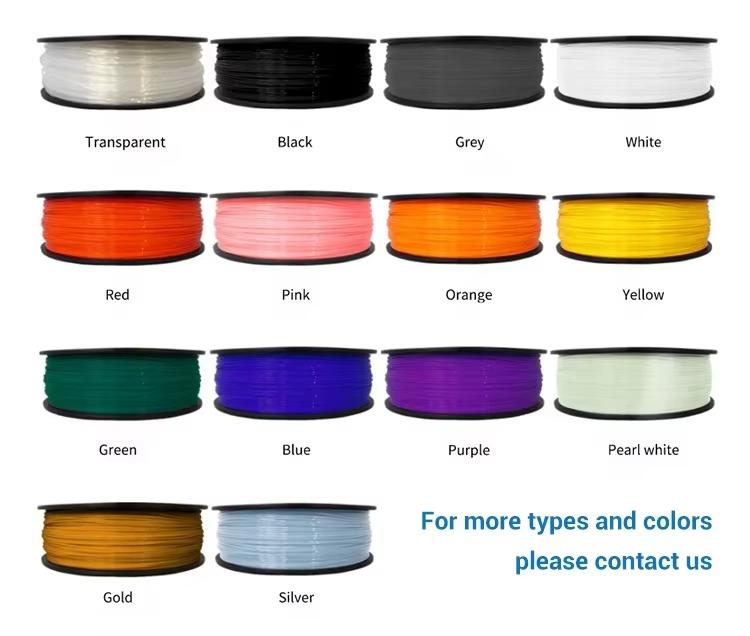 Pla Filament 1.75Mm 1Kg 3D Filament Pellets Pla Resuablemovable 3D Plastic Spool 3D Printer Filament