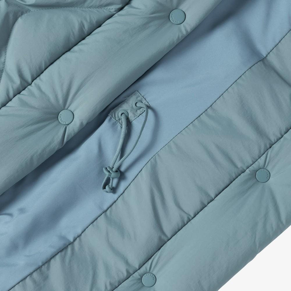 Lacoste Женский стеганый пуховый жилет с капюшоном BF521E-54NBMY