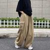 Cargo Pants Women Oversize Loose Big Pockets Female Pant Fashion Straight Wide Leg Lady Hip Hop Trousers