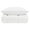 Goose Down Duvet Set 90percent  FULDA 2 pcs. 150 x 200 cm White