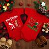 Infant Newborn Baby New Year Red Elk Santa Claus Short Sleeves Romper Crawling Clothes Christmas Cosplay Costumes
