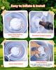 VEVOR 2-Pack Inflatable Bumper Balls 1.2m Human Bubble for Teens Blue, for Backyard, Camping, Picnic, Park, Lawn, and Outdoor Team Gameplay