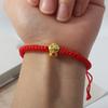 2025 год змеи счастливый красный веревочный браслет для женщин китайский стиль благословение браслет ручной работы веревочные подарки на год