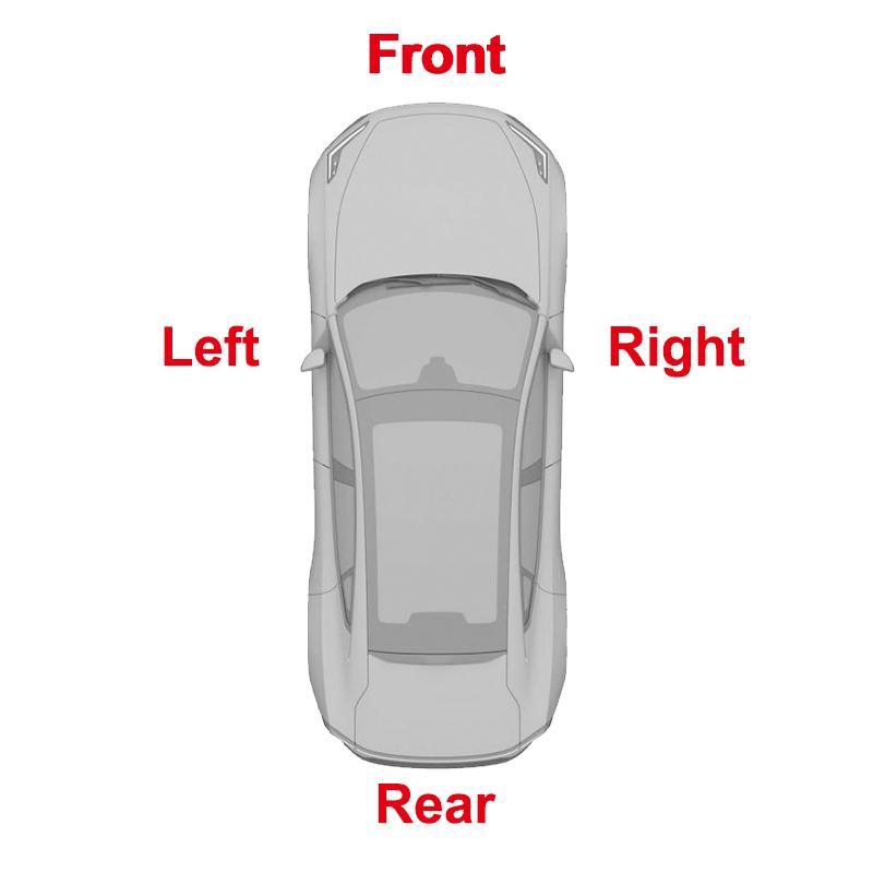 For Tesla Model 3 Interior A-Pillar Audio Speaker Trim Cover Left/Right 1095686-00-F 1095657 Speaker Housing Cover A-Pillar