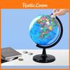Exquisite Pvc Globe 14.16cm High Definition Earth Model Perfect For Student Learning In English And Chinese