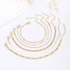 Women Stacking Bracelet Set Retro Hip Hop Style Snake Bone Chain Different Hollow Chain