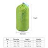 Ultra Light Drawstring Bag Nylon Water Repellent Bag Tent Peg Pouch Outdoor Equipment