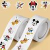 500 шт./рулон Наклейки Дисней Мультфильм Микки Маус и Дональд Дак Мультяшные Скейтборд Ноутбук Ноутбук Багаж Водонепроницаемая Наклейка