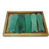 New Massage Tool Guasha Board Natural Green Jade Scraping Plate Scraper Stone Massager Thin Slimming Face