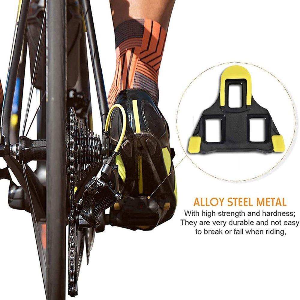 0/2/6 Degrees Cycling Shoes Cleat Pedals Plate Clip Bicycle Pedal Cleats Bicycle Accessories