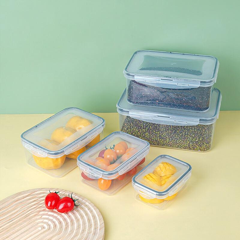 Прямоугольные контейнеры для хранения продуктов Ruhan, 2-слойные
