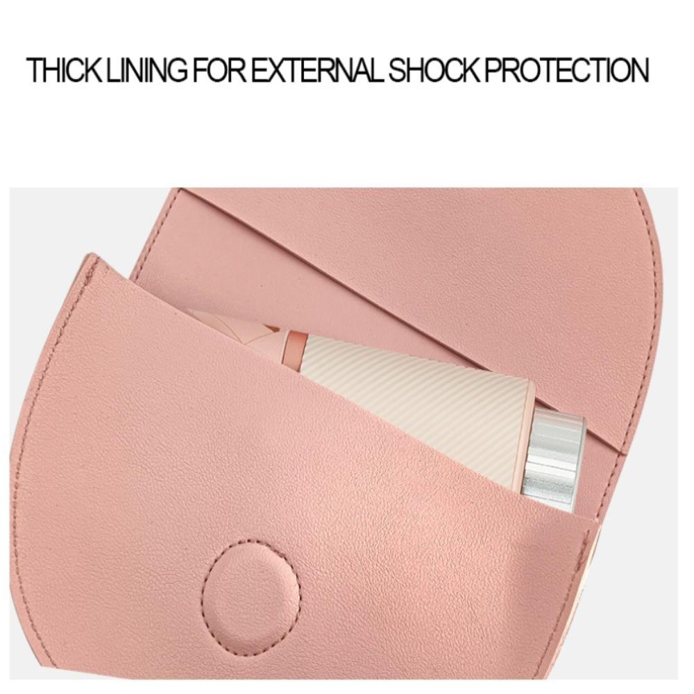 Range Finder Golf Waist Bag with Belt PU Leather Golf Rangefinder Bag Ball Storage Soft Inner Golf Rangefinder Case Golf Storage