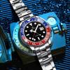 HAMAYOTA GMT Master Style Автоматические часы Pepsi Керамический безель Дайверские 20ATM Мужские часы