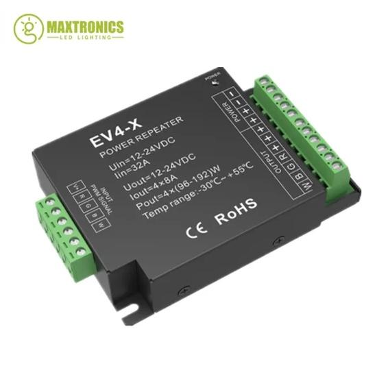 Усилитель сигнала постоянного напряжения DC12V-24V, 1-5 каналов, EV1-X/ EV3-X/ V4-X/ EV5, одноцветный, двухцветный, RGB, RGB+CCT