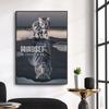 Animal Canvas Painting Cat and Tiger Mindset Is Everything Motivation Modern Canvas Wall Art Inspirational Quote Print On Canvas