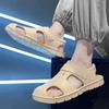 Fashion Ultralight Men's Sandal Height with Platform Non-slip 39 Pvc High Quality Color Descount Open Toe Barefoot Trend 2025 Male Shoe