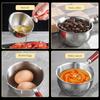 Small Pot for Hot Oil and Butter Stainless Steel Pan for Cooking and Melting