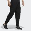 adidas Логотип Обычная посадка Сужающийся манжет Вязаные спортивные штаны Мужские Черный HM2989