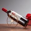 Wheels Design Red Wine Rack Home Bar Decor Wine Holder Durable Wine Display Holder  Kitchen