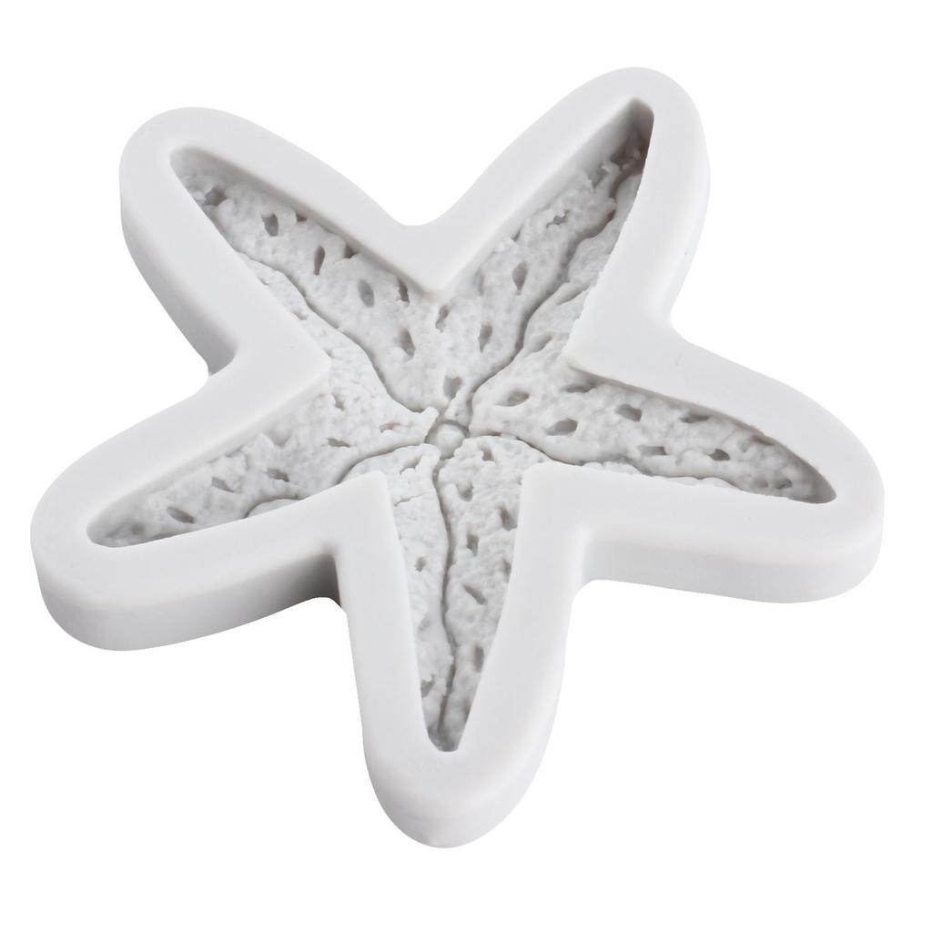 Starfish Silicone Mold Starfish Fondant Molds Cake Decorating Tools Cupcake Topper Candy Resin Clay Chocolate Gumpaste Mold
