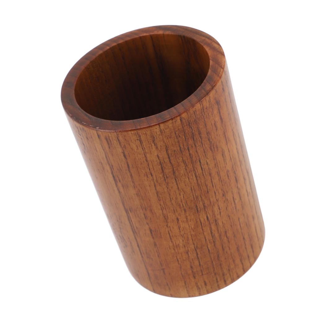 Utensil Holder Round Sour Jujube Wood Multifunctional Eco Friendly Tableware Storage Bucket for Kitc
