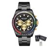 MEGIR Men Watches Luxury Military Wristwatch Waterproof Steel Strap Quartz Chronograph Date Clock Male Relogio Masculino 2227