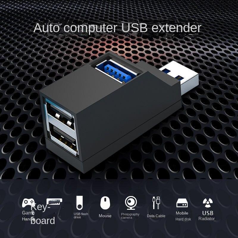 Расширитель USB3.0, многопортовый разветвитель, мышь USB2.0, U-дисковый адаптер, одно перетаскивание, три расширения, док-концентратор usp