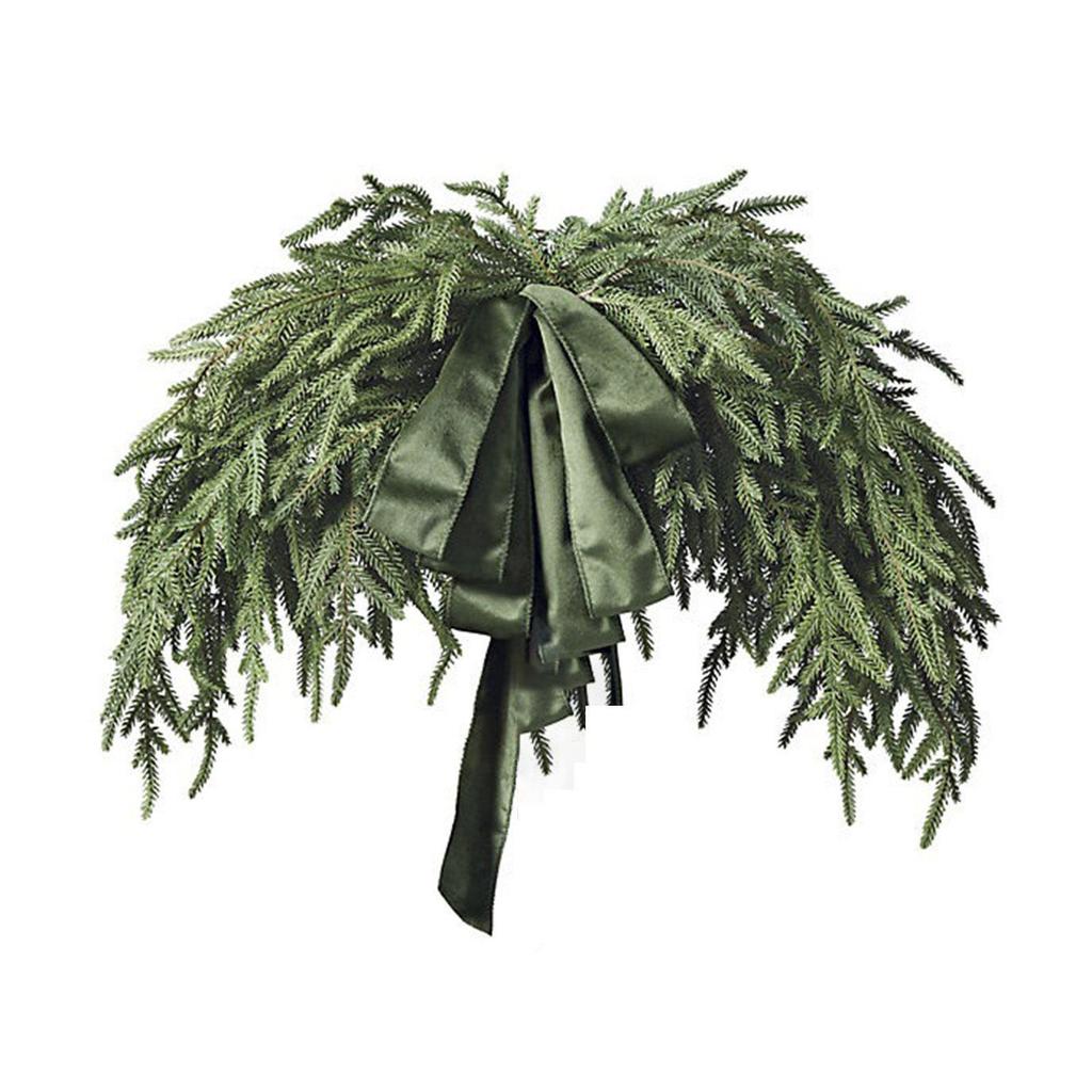 Artificial Pine Needle Christmas Wreath for Windows and Walls