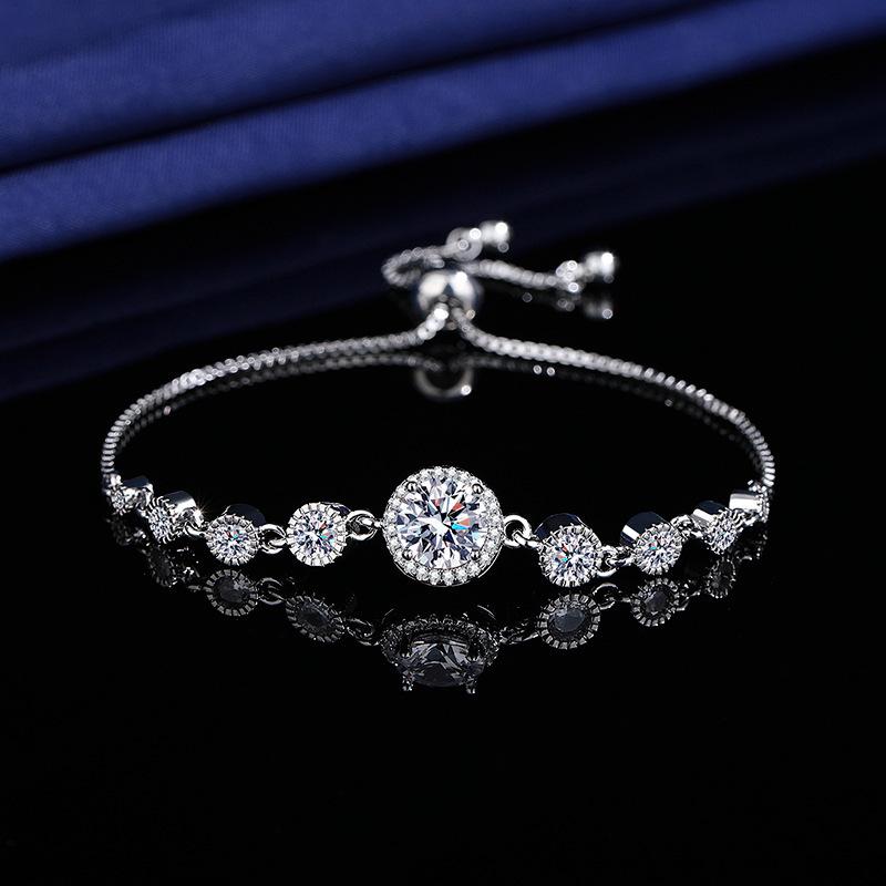 New Classic Seven Princess Round Bracelet for Women ins Versatile and trendy bracelets, stylish jewelry, gift for women