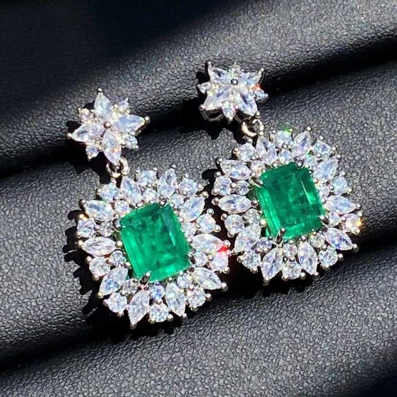 Sace Gems Классические кольца из медного сплава с цирконием, серьги, кулон, ожерелье, комплекты ювелирных изделий, подарки для свадебной вечеринки