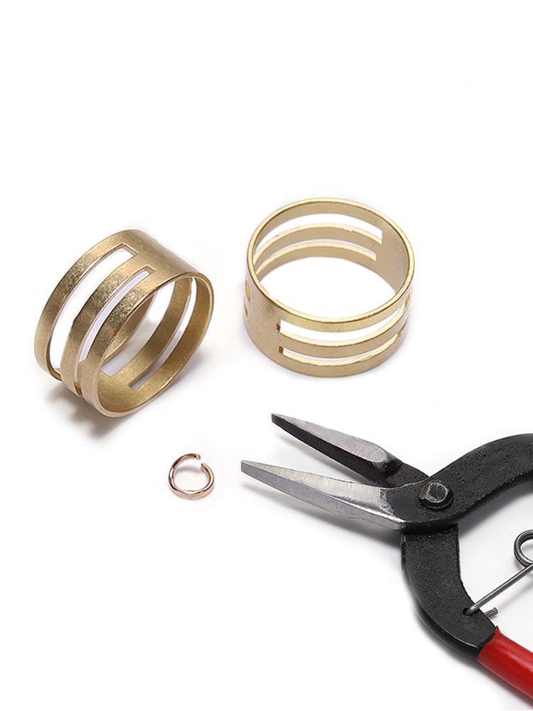 Набор инструментов для изготовления украшений своими руками с эргономичными плоскогубцами и чехлом для хранения на молнии