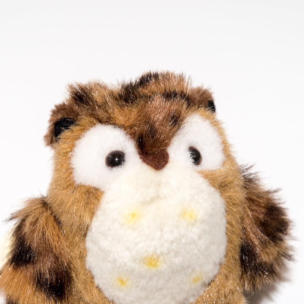 Takenoko Petit Forest Friends Keychain Owl Brown Plush Toy 68123