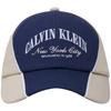 Calvin Klein Модная бейсболка из чистого хлопка с вышивкой контрастной строчкой, одинаковый стиль для мужчин и женщин, парный стиль 4D5088G-P3Q