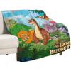 funny animal together Throw Blanket Warm Cozy Throw Blanket for Living Room Couch
