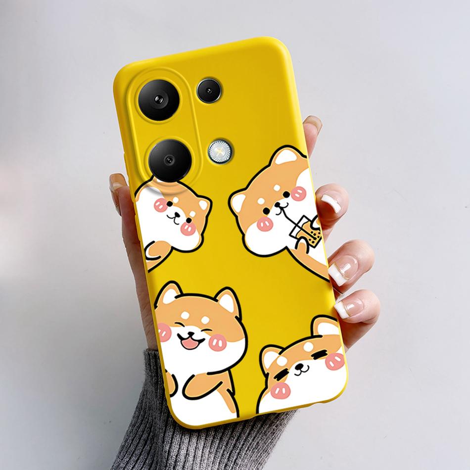 Чехол для Poco M6 Pro 4G Силиконовый чехол Мягкий бампер для Xiaomi Poco M6 Pro M6Pro 4G Глобальный Чехлы для телефонов M 6 Pro Мультяшные ТПУ оболочки