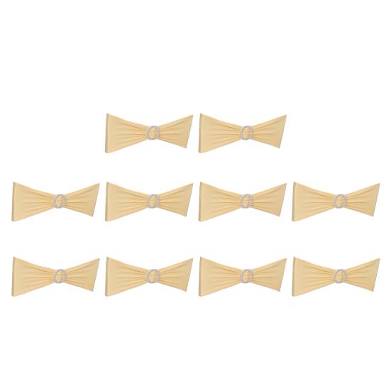 10Pcs Chair Back Flower Elastic Wrinkle-Resistant Chair Cover No-tie Chair Back Sleeve Hotels Weddings Decor