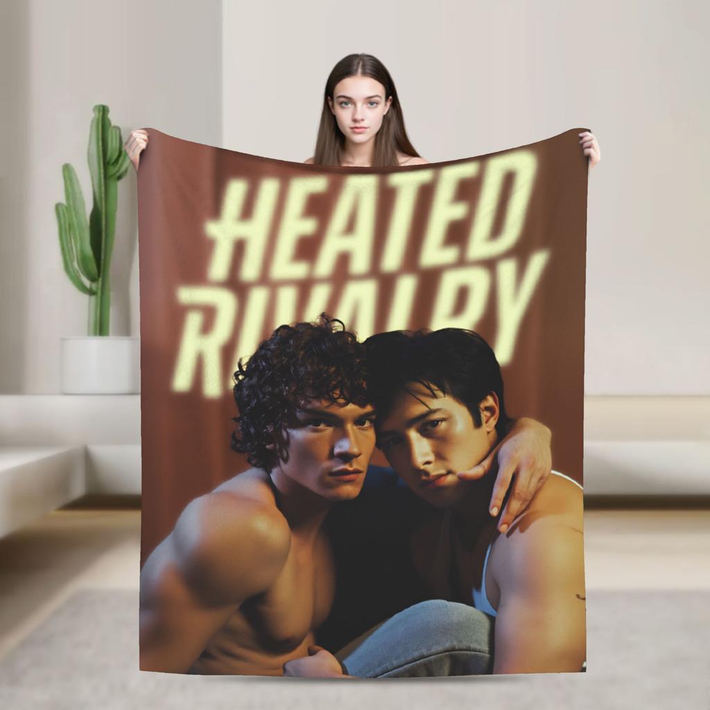 Heated Rivalry Flannel Blankets Warm Soft Throw Blanket for Living Room Travel Street Trend Bedspread Sofa Bed Cover