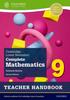 Книга Cambridge Lower Secondary Complete Mathematics 9: Teacher Handbook (Second Edition)