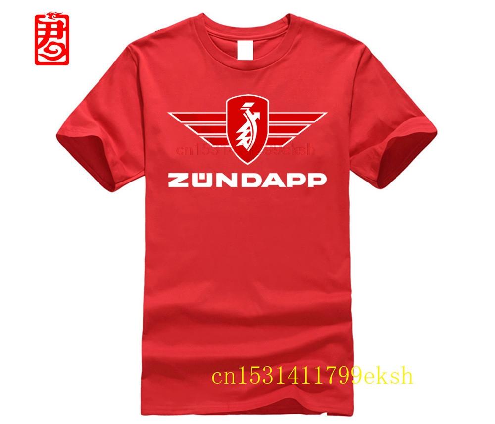 New Arrival Men Fashion Summer Style High Quality Mens Tshirt Zundapp Motorcycles Men Hip Hop Cool Streetwear Brand Clothing