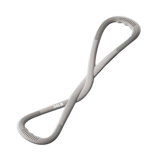 Силиконовая фитнес-резинка сопротивления противоскользящая эластичная лента для упражнений в виде восьмерки 25/35 фунтов для мужчин и женщин для рук, плеч, растяжки, силовых тренировок, эспандер