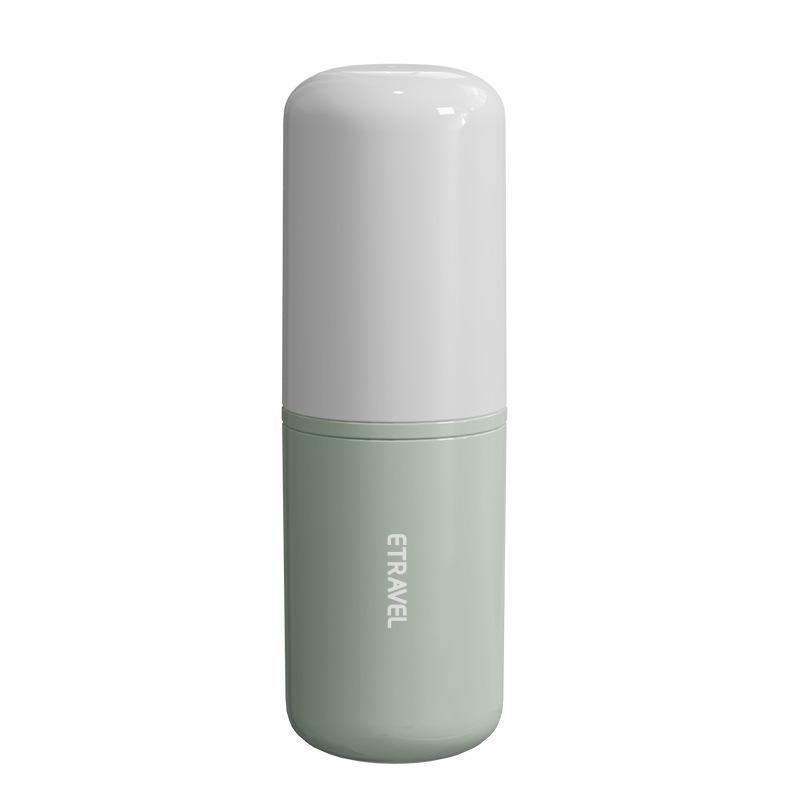 ETRAVEL Portable Travel Toothbrush & Toothpaste Set with Storage Cup for Business Trips