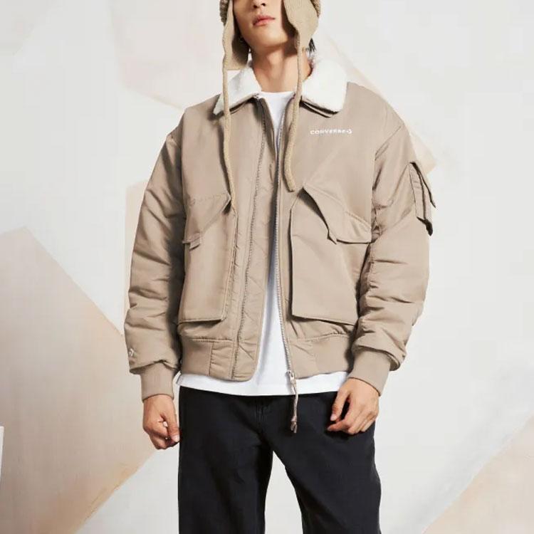 Новые мужские куртки и пальто Converse Коричневые 10026921-A01