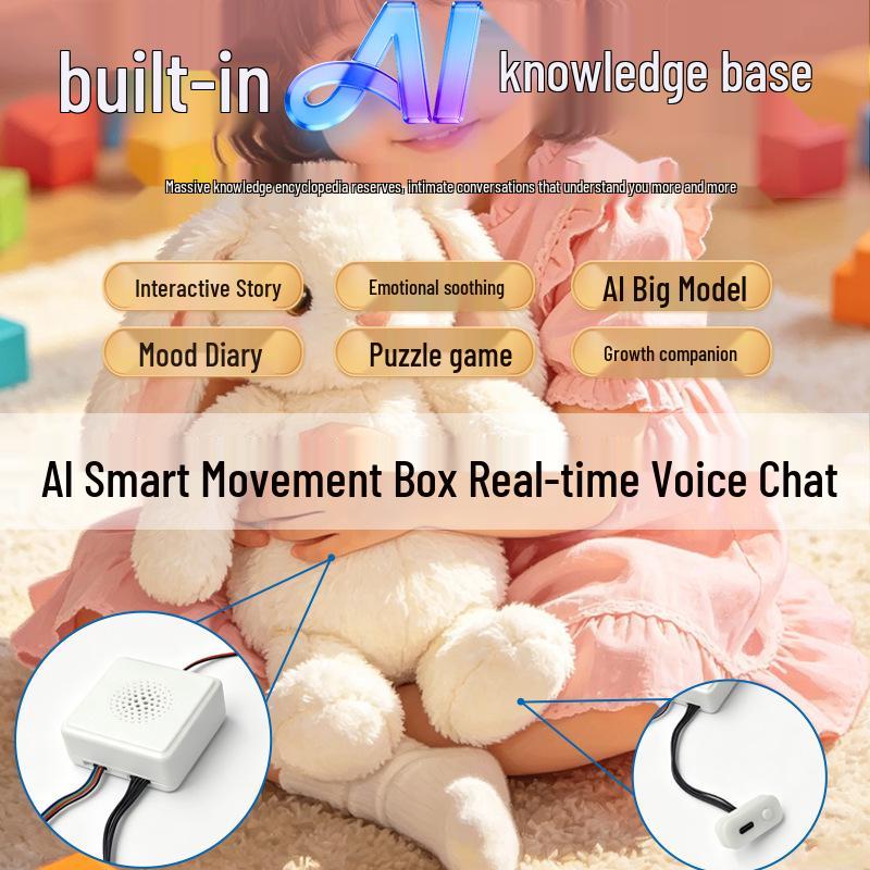 Плюшевая игрушка AI Voice Core с умным диалогом и поддержкой DIY-разработки