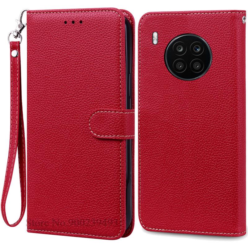 Чехол для Honor 50 Lite NTN-L22 NTN-LX1 NTN-LX3 кожаный чехол-книжка с откидной крышкой для Huawei Honor 50 Lite чехол для телефона Fundas