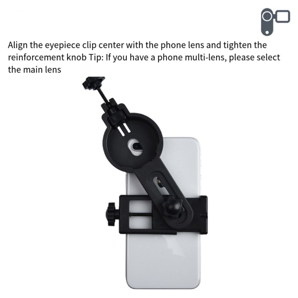 Универсальный адаптер для объектива телефона, крепление для мобильной фотографии, подставка для бинокулярного монокуляра