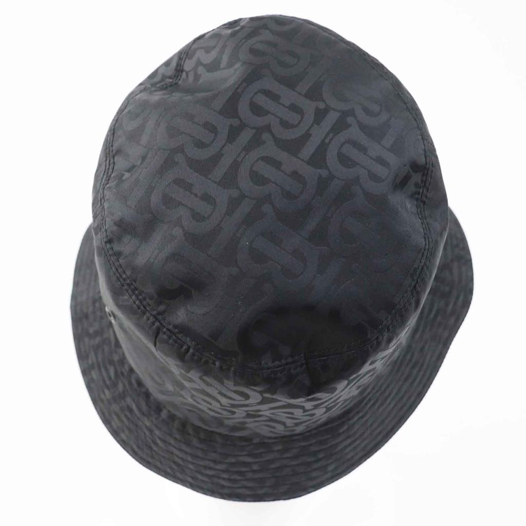 Excellent BURBERRY hat TB logo hat black Nylon Women S 8072726 Used